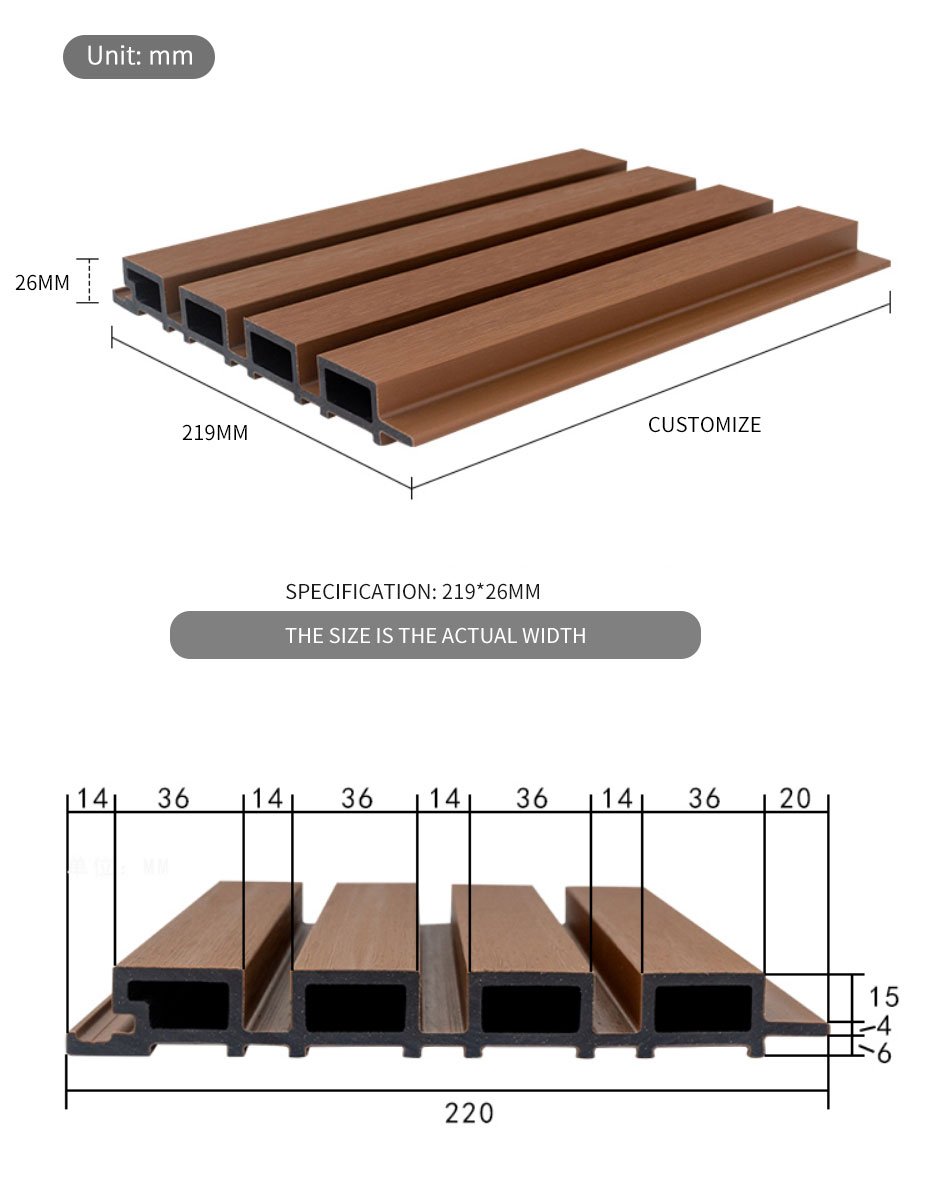 wpc wall panel outdoor